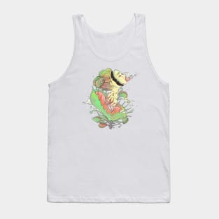 Artwork Of Venus Fly Trap Woman Tank Top